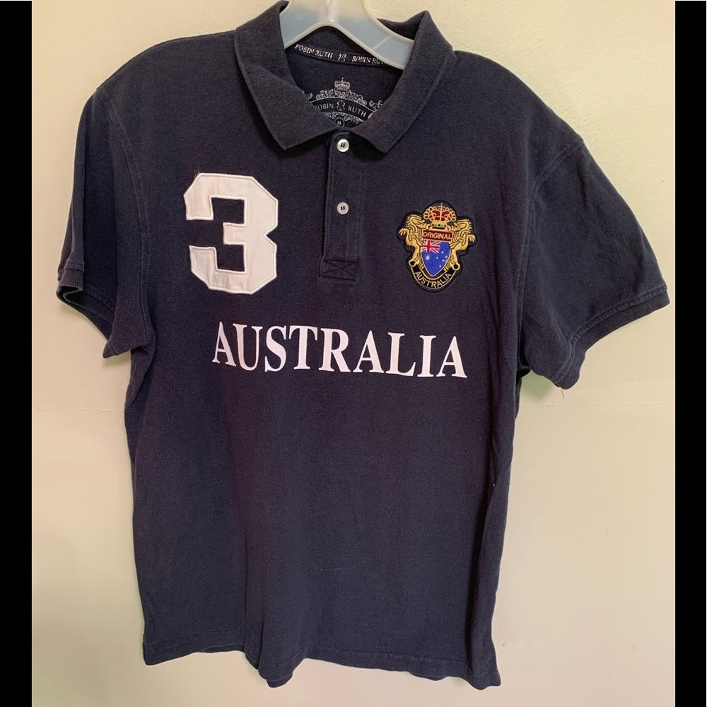 Robin Ruth Polo Shirt Australia Soccer Crest